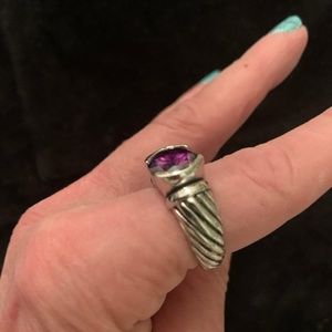 Fashion Synthetic Amethyst Ring